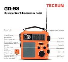 Tecsun GR-98 Hand Crank DSP AM