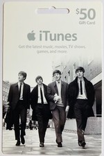 Beatles iTunes Gift Card $50