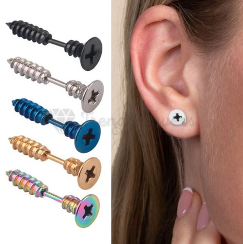 Screw shape silver gold black - silver,