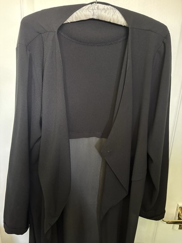 Boohoo long chiffon - long, jacket