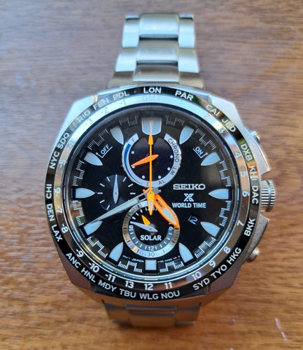 Seiko prospex world time - seiko,