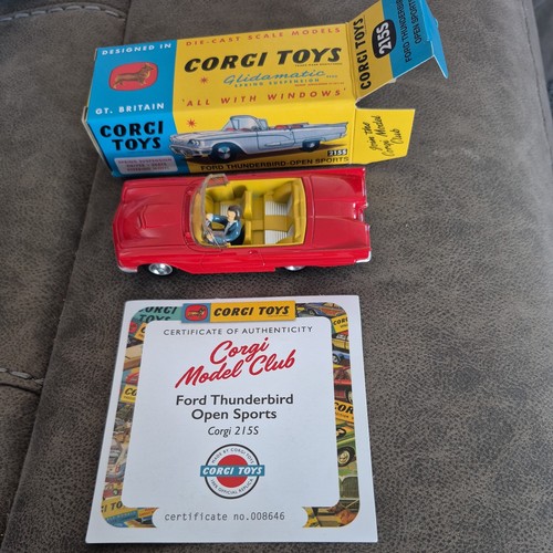 Corgi toys reissue 215s ford - reissue,