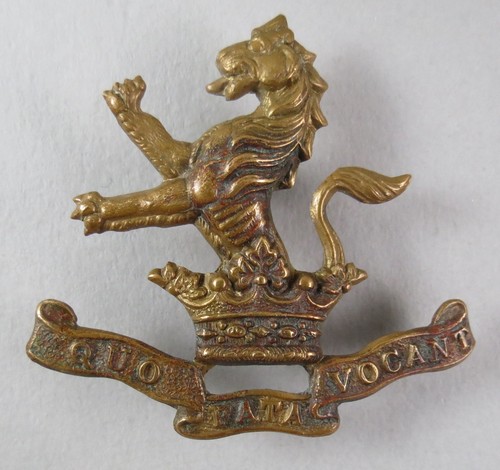 Military brass badge 7th - badge,