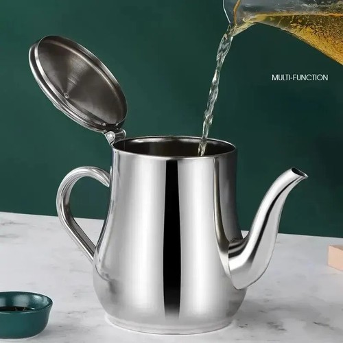 Stainless steel oil - pot, with