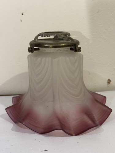 Antique glass lamp - antique, shade