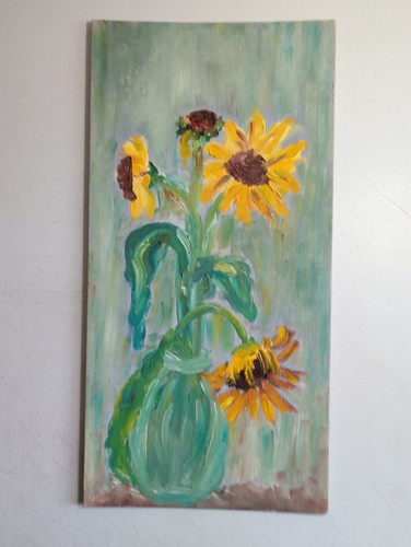 Vintage original sunflower - vintage,