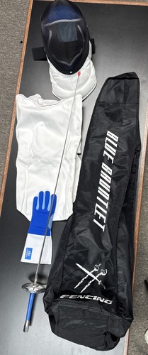 Blue gauntlet fencing gear - blue,