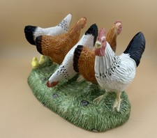 Border Fine Arts James Herriot's Country Kitchen Chickens & Cockerel Toast Rack