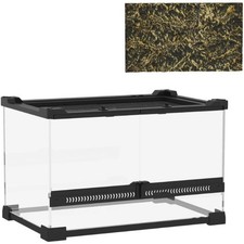 PawHut Glass Terrarium Reptile