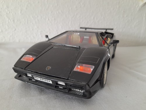 Burago black lamborghini - black,