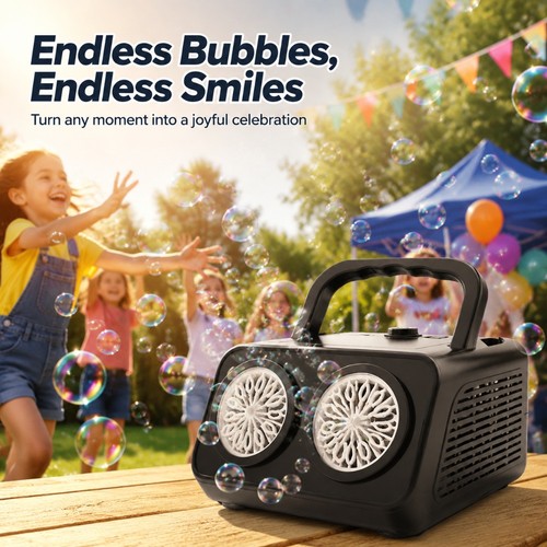 Automatic bubble machine - bubble,