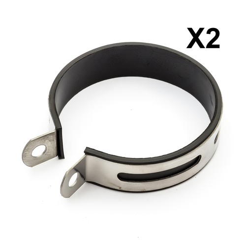 Exhaust clamp rubber - exhaust,