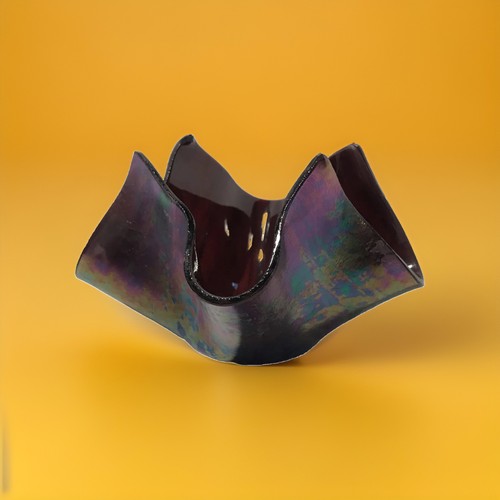 Purple iridescent handkerchief - purple,