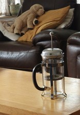 Bodum Chambord 8-Cup French Press Coffee Maker, Chrome, 1.0L, Pre-owned