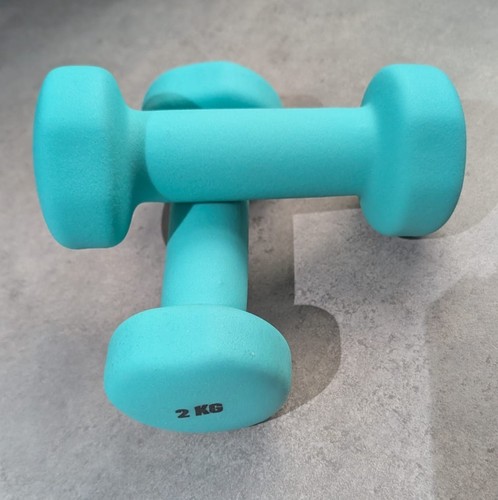 Neoprene 2kg dumbbells - pair,