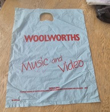 Vintage Retro Woolworths Carry Bag