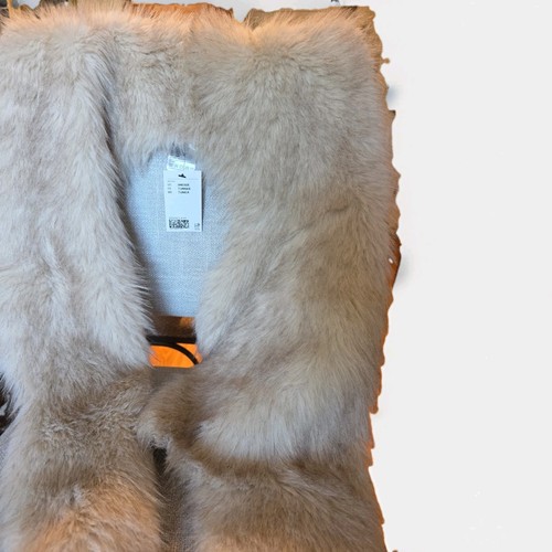 Cream faux fur gilet for - fur,