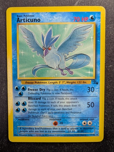Articuno rare fossil - articuno, 17/62
