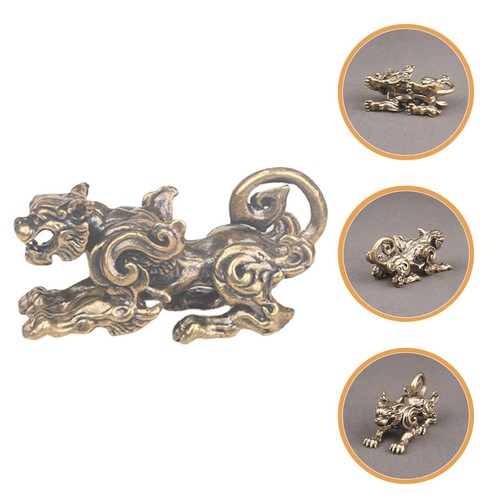 Brass kylin statue sculpture - brass,