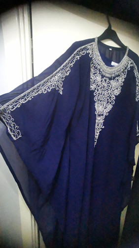 Arab woman navy blue - woman, 2piece