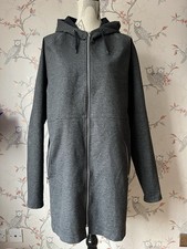 Topman Longline Zip Up Hooded