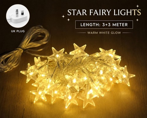 Led string lights - star, fairy