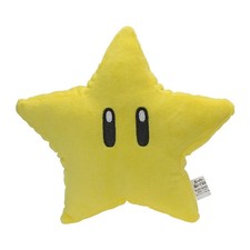 7" Super Mario Bros Soft Plush Toys Yellow Super Star Stuffed Doll Kids Gifts
