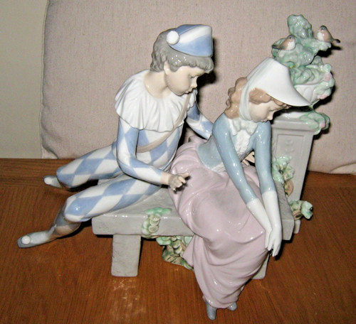 Nao lladro harlequin - lladro,