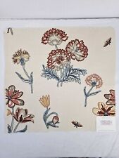 The Crewel Work Company "Cebu" Vintage Embroidery Pillow Fabric 26"x26" Square