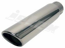 Pair Jetex Stainless Steel Exhaust Tips Round tailpipe [RONDO 45] 1.75 inch