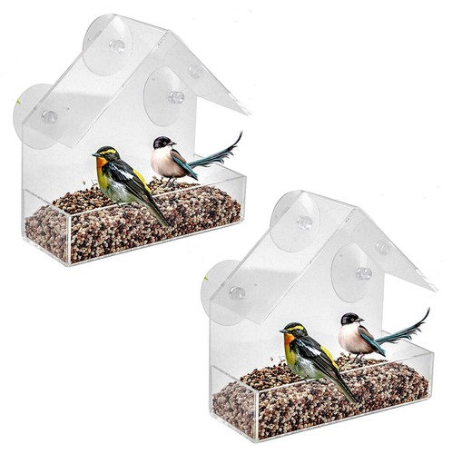 Window wild bird feeder - 2,