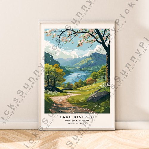 Lake district wall print - wall,
