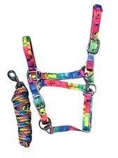 Horse Headcollar Lead Rope Set