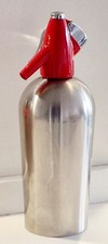 50s 60s Vintage Retro BOC Sparklets Chrome & Red Soda Syphon 