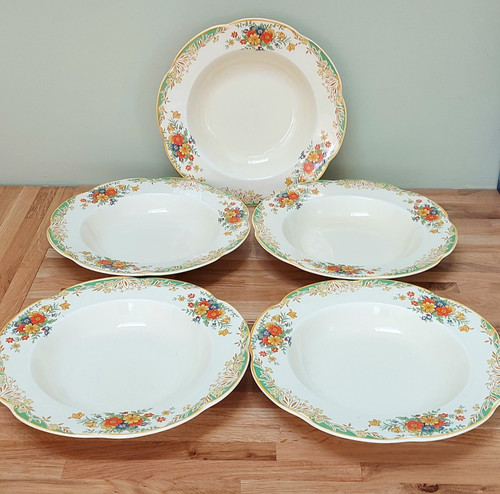 Vintage art deco woods - art, ivory
