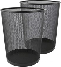 2X Mesh Waste Paper Bin For