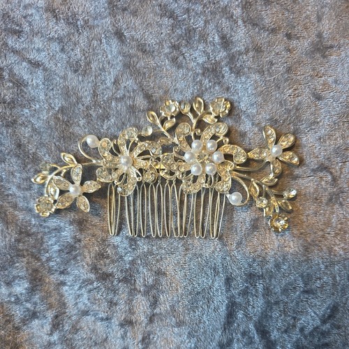 Wedding bridal hair comb - bridal,