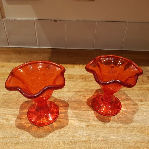 Vintage red plastic - vintage, sundae
