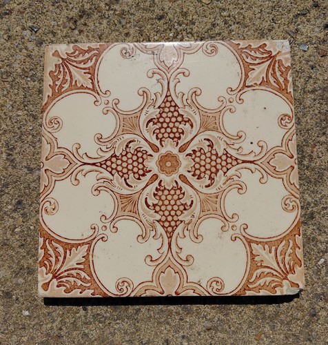 Victorian fireplace tile - fireplace,