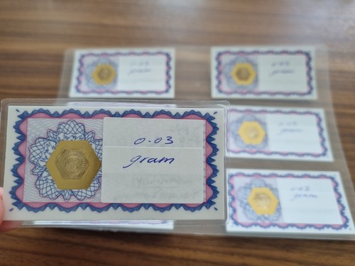 Gold coin grams 18 carat - gold, 0.03
