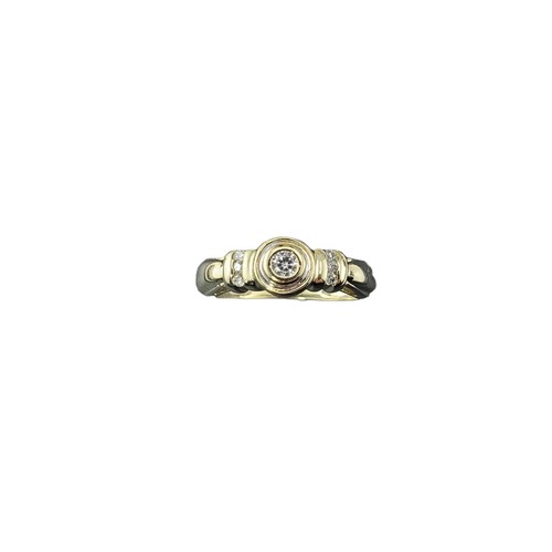 Karat yellow gold diamond - 10,