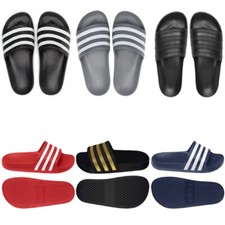 Adidas Mens Sliders Adilette Aqua Slide Shoes Beach Flip Flops Sandals Slippers