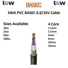 4 Core SWA PVC BASEC Armoured