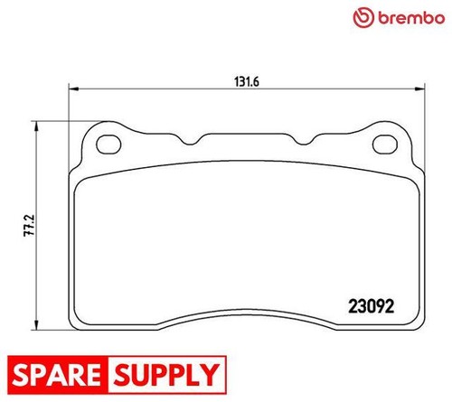 Brake pad set disc - pad,