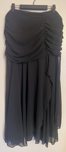 Shein black ruched - shein, asymmetric