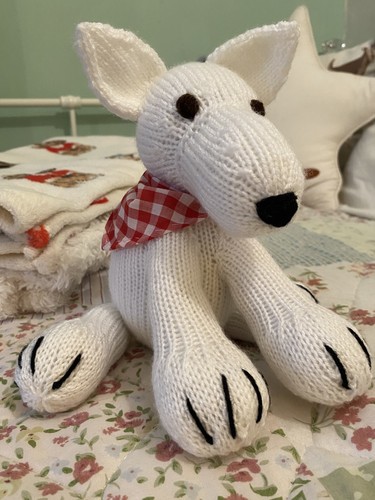 Handmade knitted whippet - handmade,