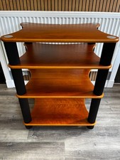 Solid Tech Radius Solo 4 - Cherry & Black - Hi-Fi Stand Rack - RRP £1638