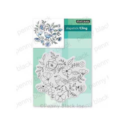 Penny black cling rubber - black,