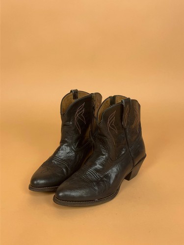 Y2k ariat black leather - ariat,