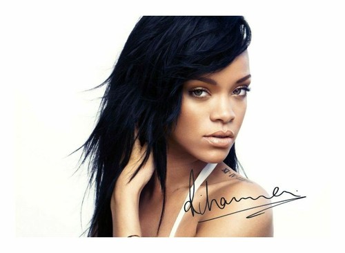 Rihanna autograph signed - rihanna, pp